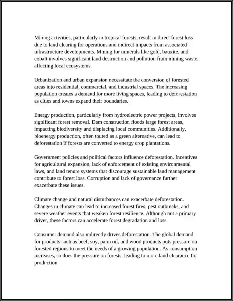 DEFORESTATION study 4