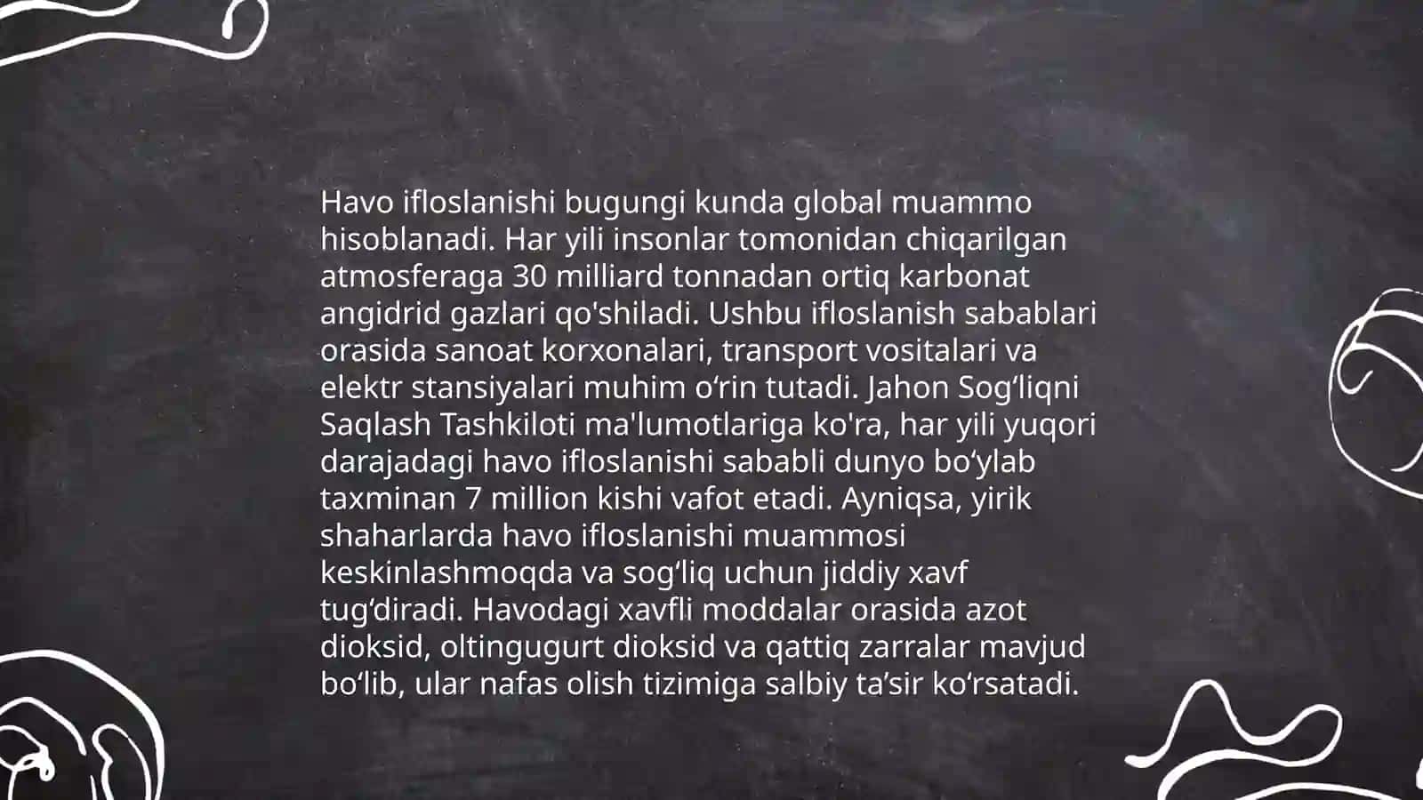 Ekologiyaning global muammolari 4