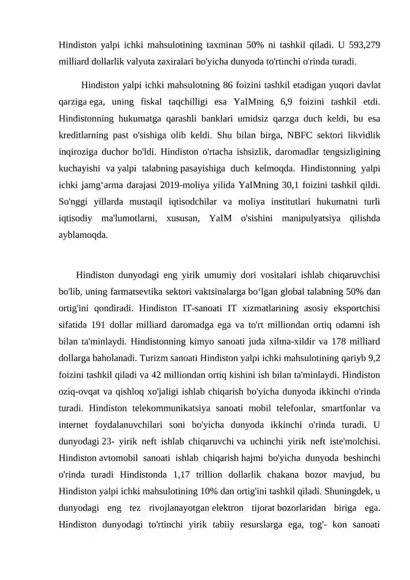 Hindiston iqtisodiyoti 4
