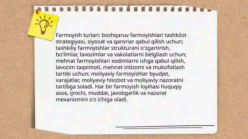 Farmoyish hujjatlari 4