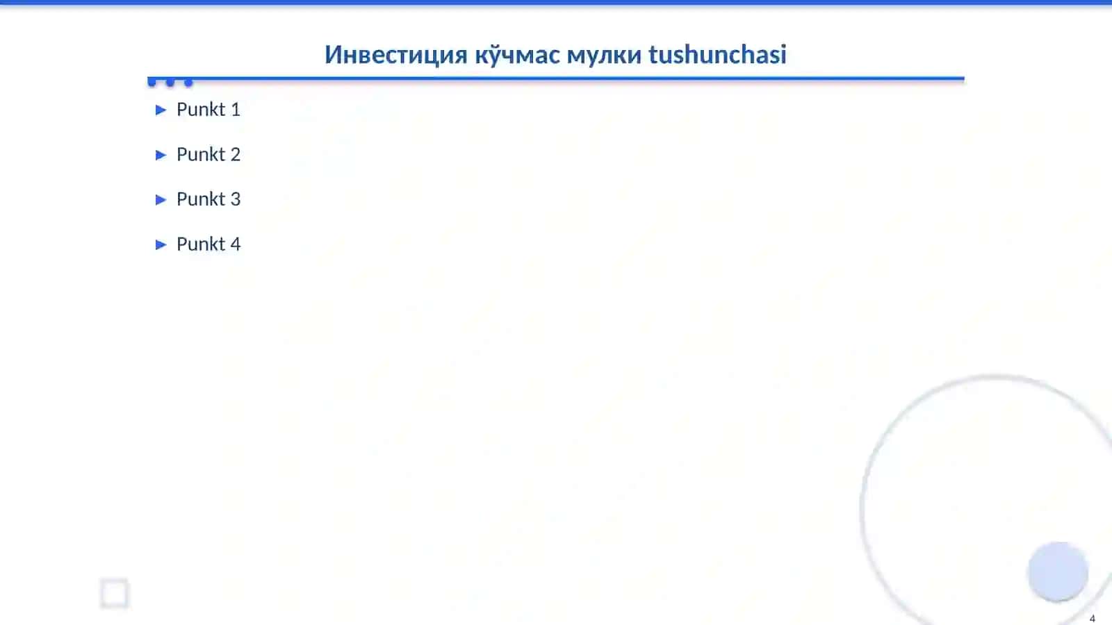 40-сонли БҲХС “Инвестиция кўчмас мулки” стандартининг мазмуни ва қўлланилиши 4