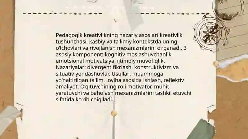 Pedagogik kreativlik asoslari 4