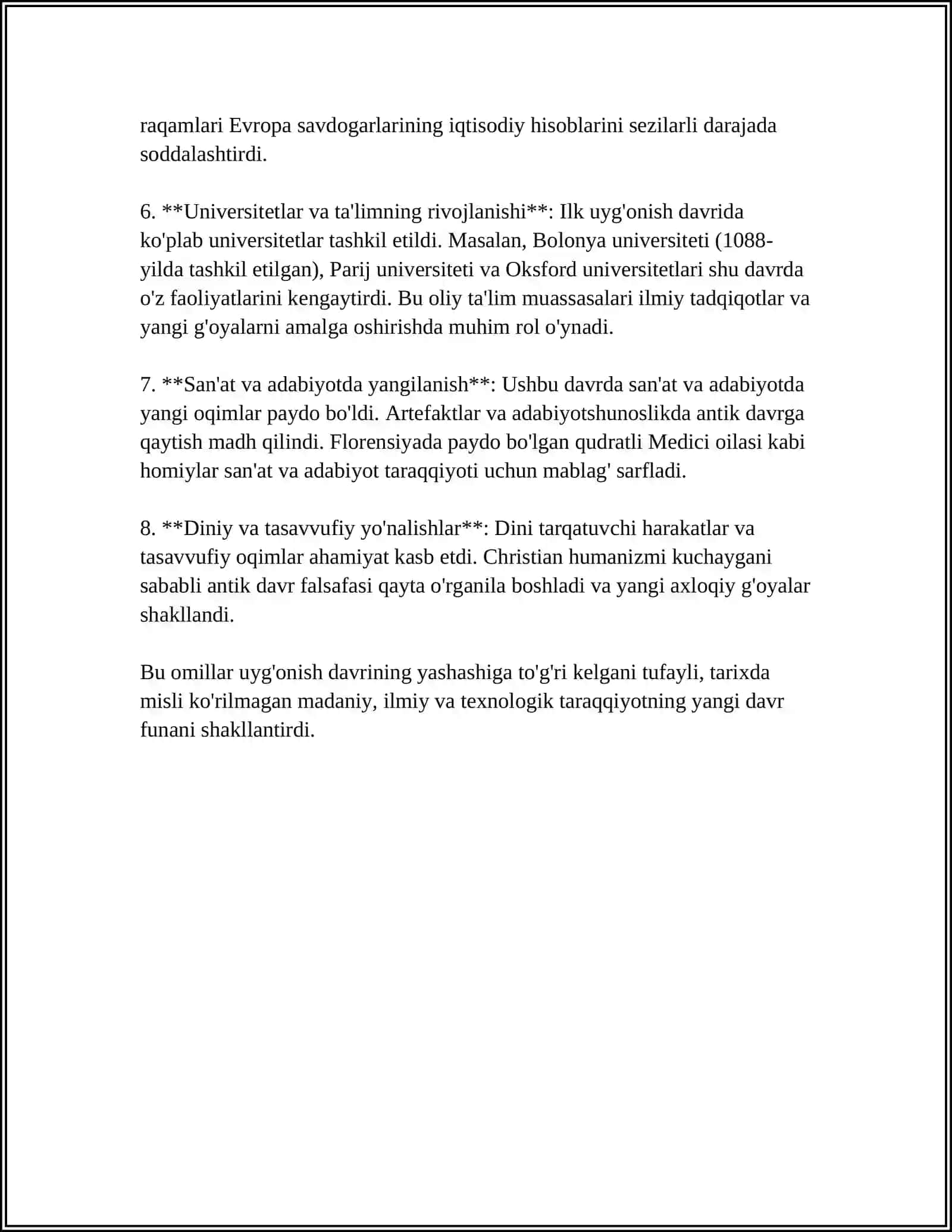IX-XII ASRLARDA MARKAZIY OSIYODAGI ILK UYG‘ONISH DAVRINING XUSUSIYATLARI 4