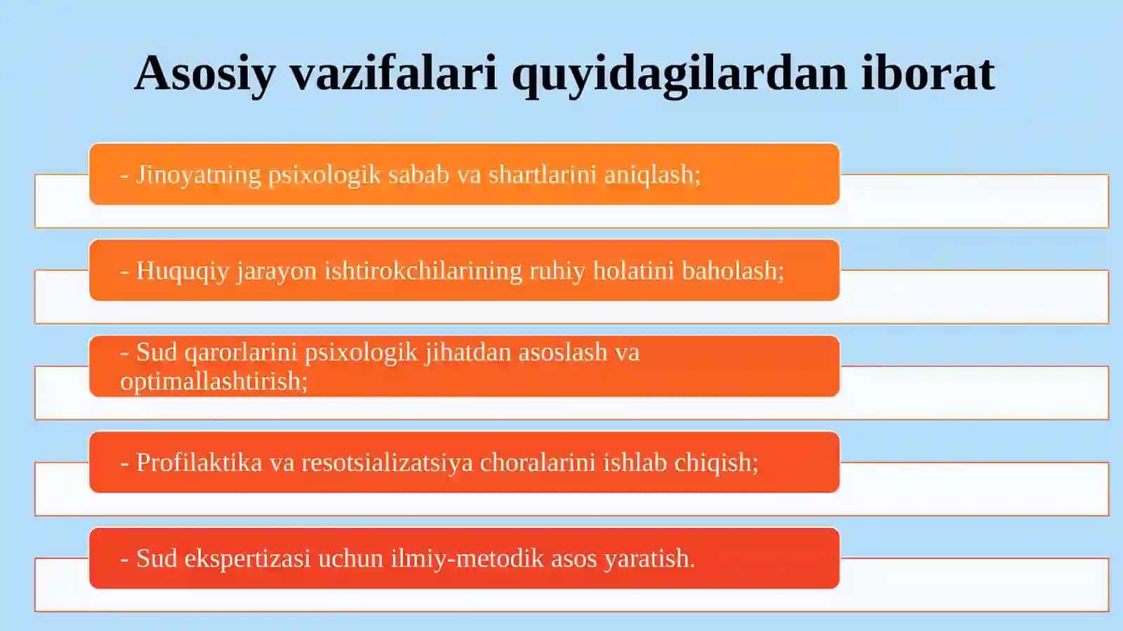 Sud psixologiyasi va psixiatriyasiga kirish 4