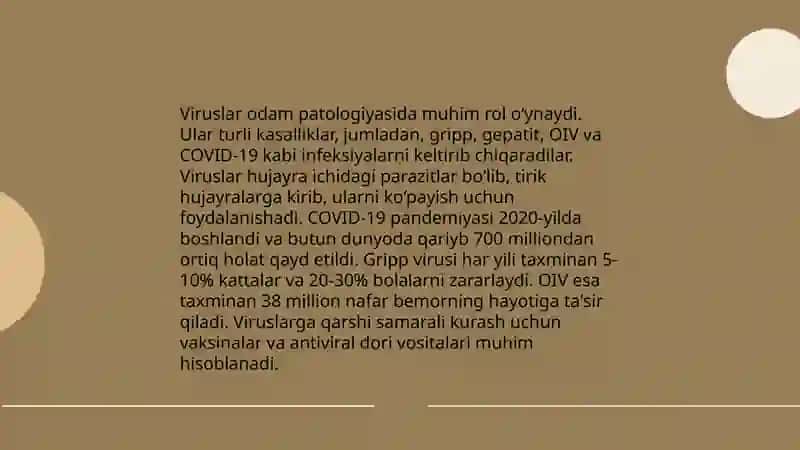 Viruslarning umumiy tavsifi 4