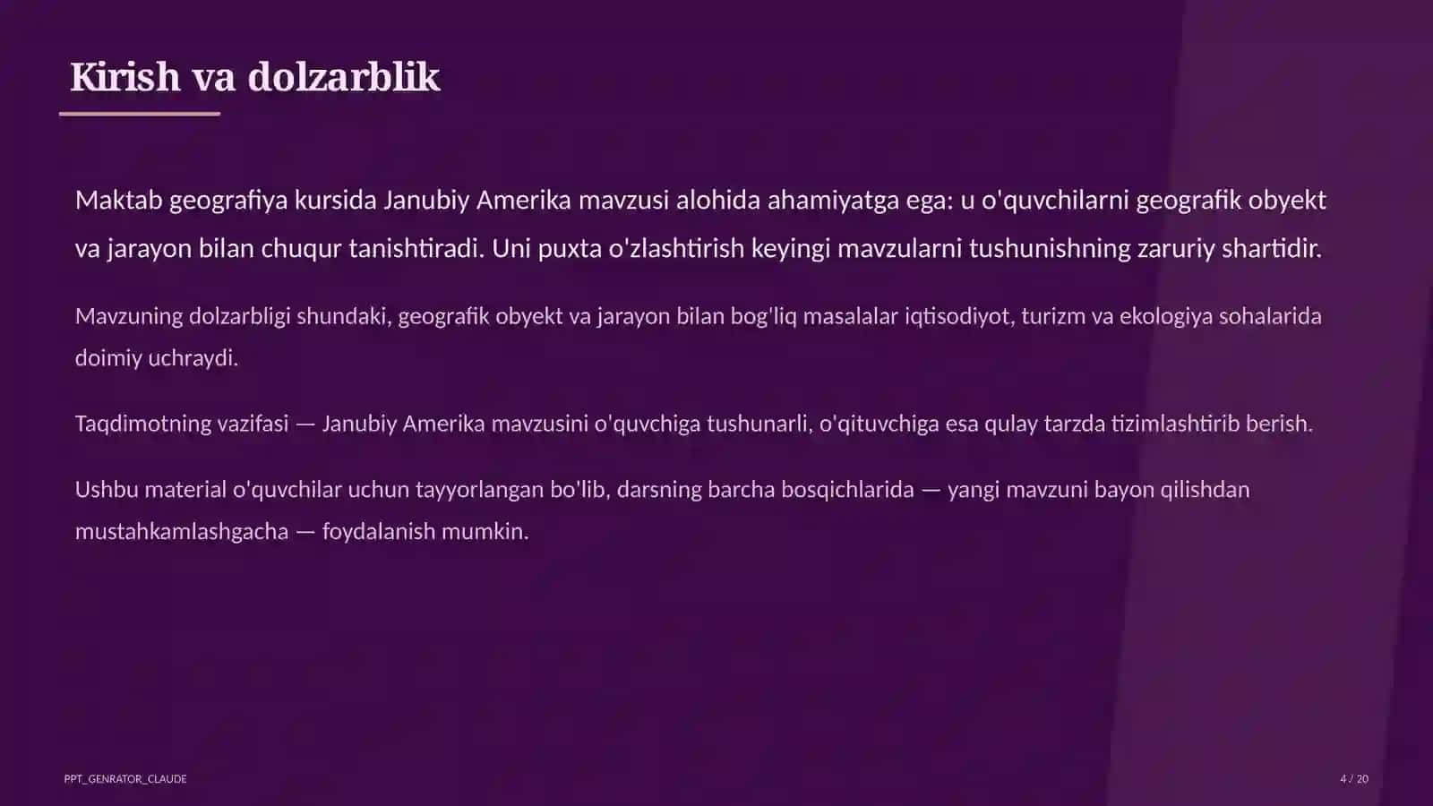 Janubiy Amerika (7-sinf) 4