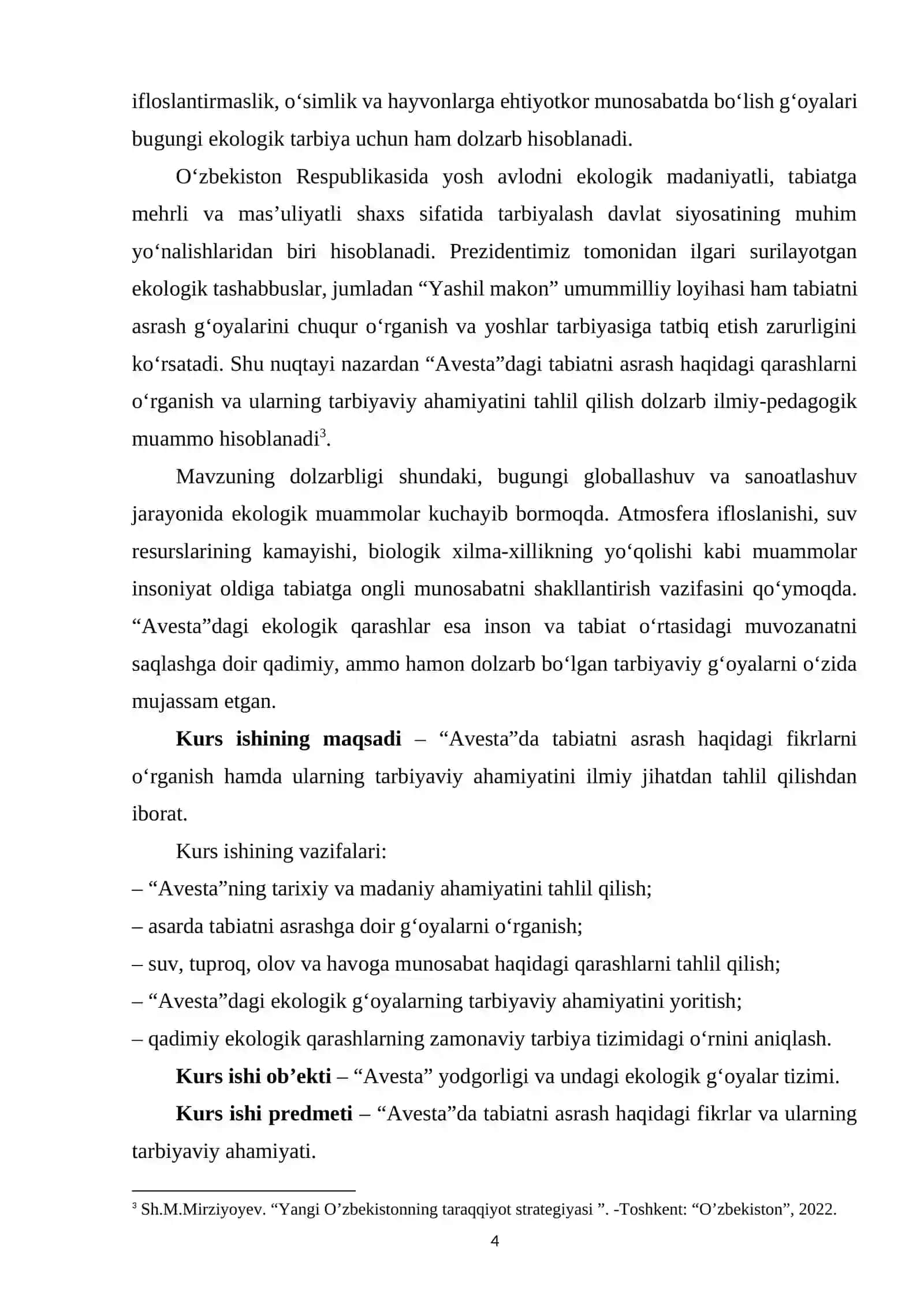 TABIAT BILAN TANISHTIRISH METODIKASI FANIDAN “AVESTO”DA TABIATNI ASRASH HAQIDA FIKRLAR VA ULARNING TARBIYAVIY AHAMIYATI 4