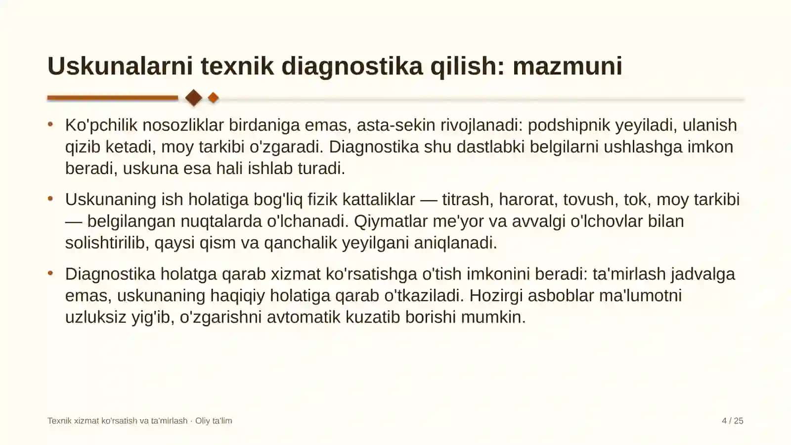organik dehqonchilikda uskunalarni texnik diagnostika qilish 3881 4