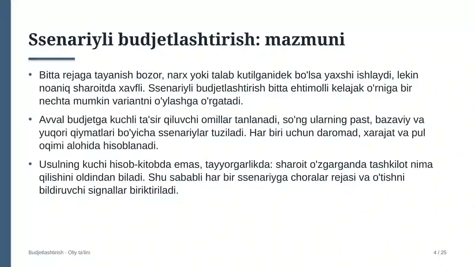 gaz quvurlari qurilishida stsenariyli budjetlashtirish 5405 4