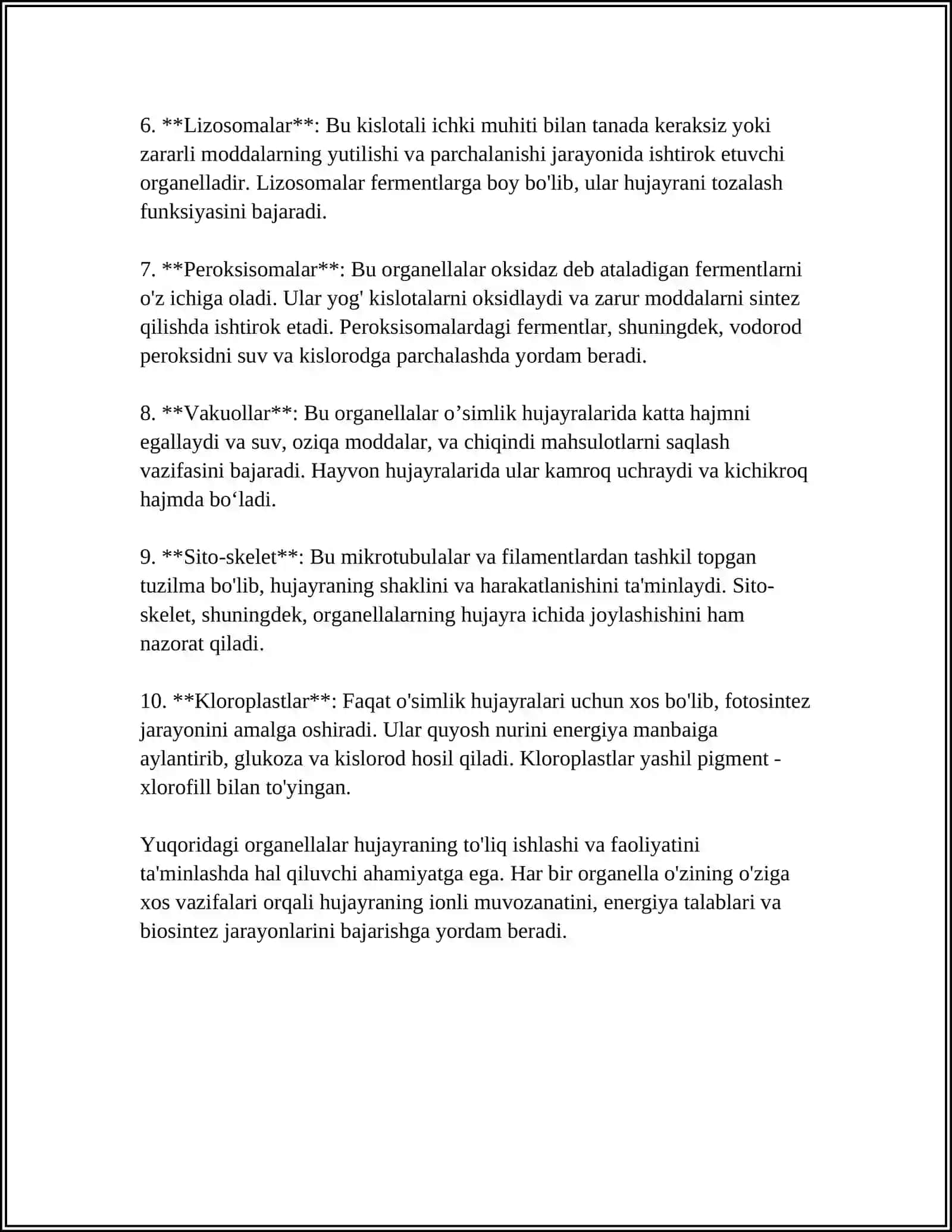 HUJAYRA VA HUJAYRADAN TASHQARI MATRIKS ORASIDAGI MUNOSABATLAR 4