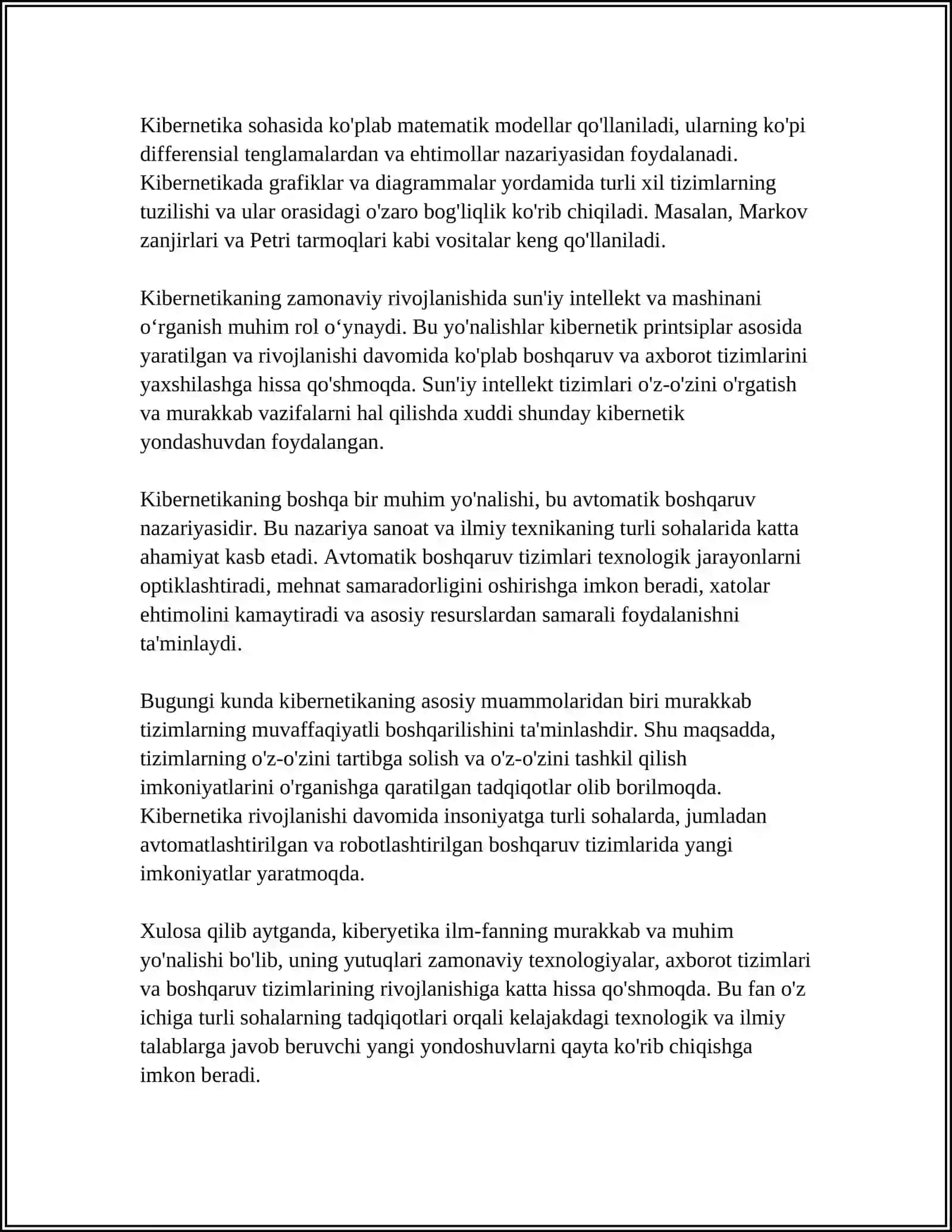 KIBERJINOYATLAR, KIBERQONUNLAR VA KIBERYTIKA 4