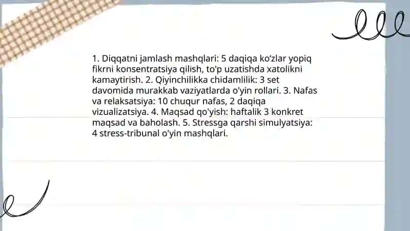 Volebolchilarni ma'naviy irodaviy va psixologik tayyorgarligi 4