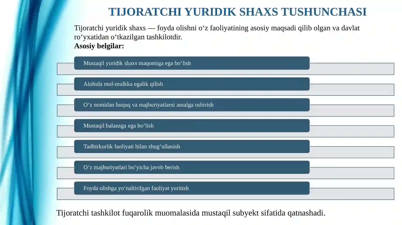 TIJORATCHI YURIDIK SHAXSLAR 4