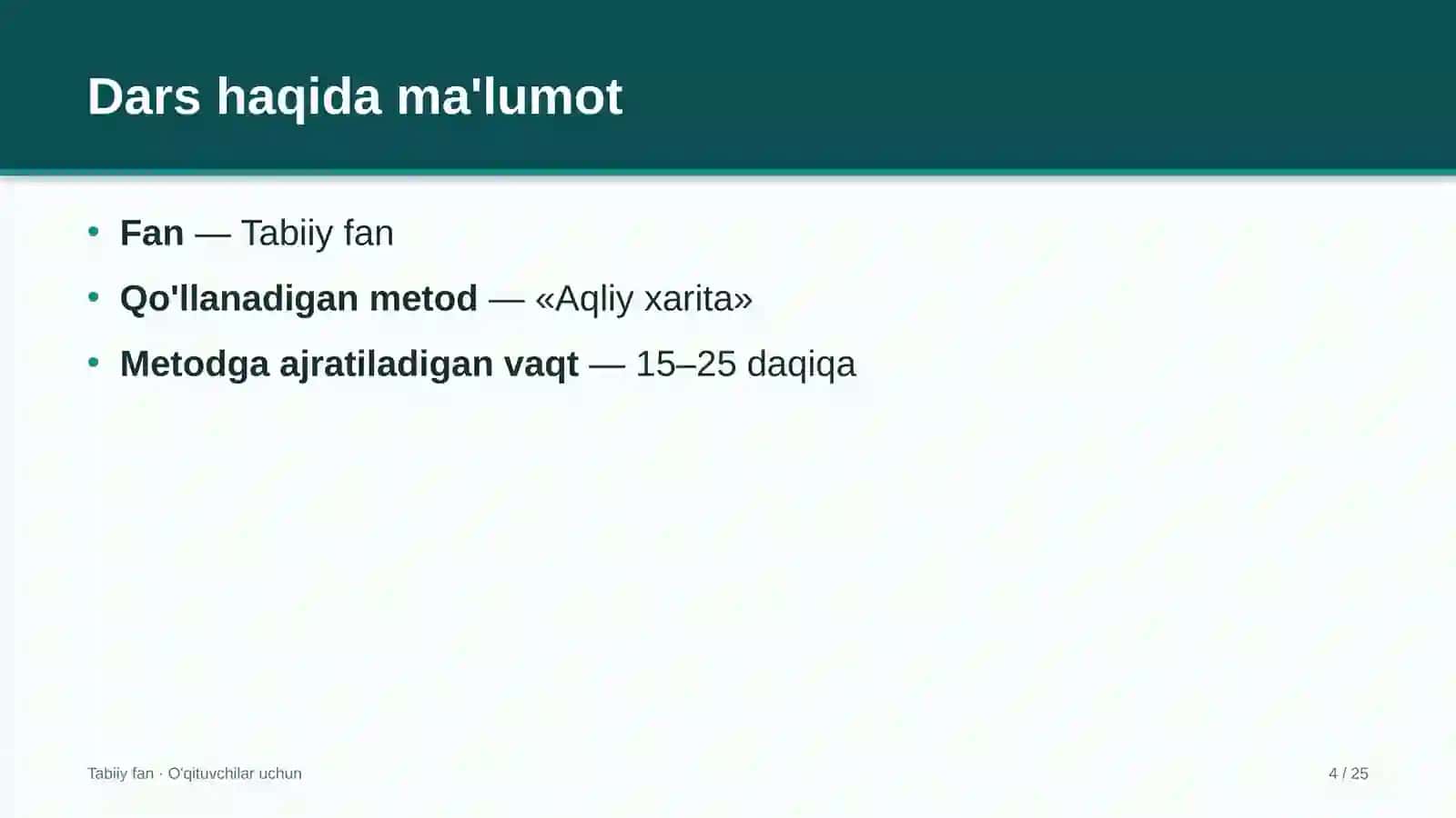 tabiiy fan darslarida aqliy xarita metodidan foydalanish 4979 4