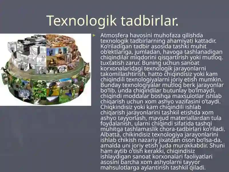 Atmosferani ifloslanishiga qarshi kurash 4