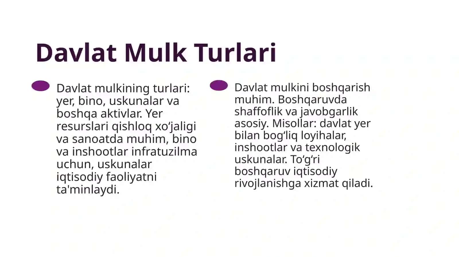 Davlatning mulkini xususiylashtirish va boshqaruv siyosati 4