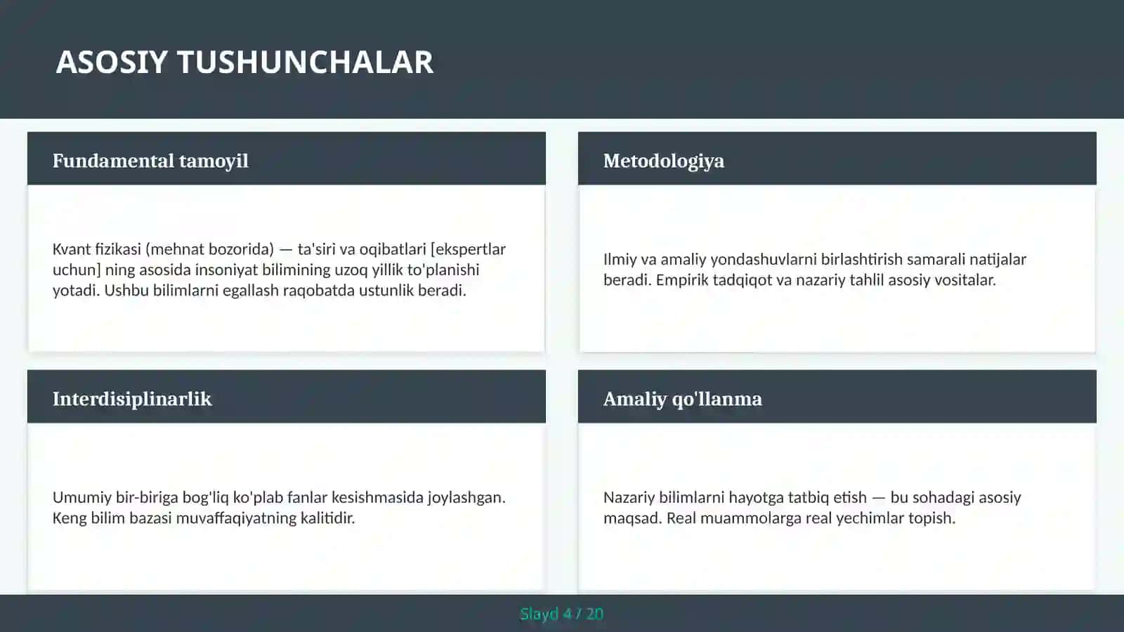 Kvant fizikasi (mehnat bozorida) — ta'siri va oqibatlari [ekspertlar uchun] 4
