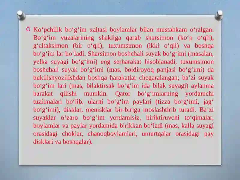 Bôʻgʻimlarning tuzilishi va qatʼi shu kifotlar 4