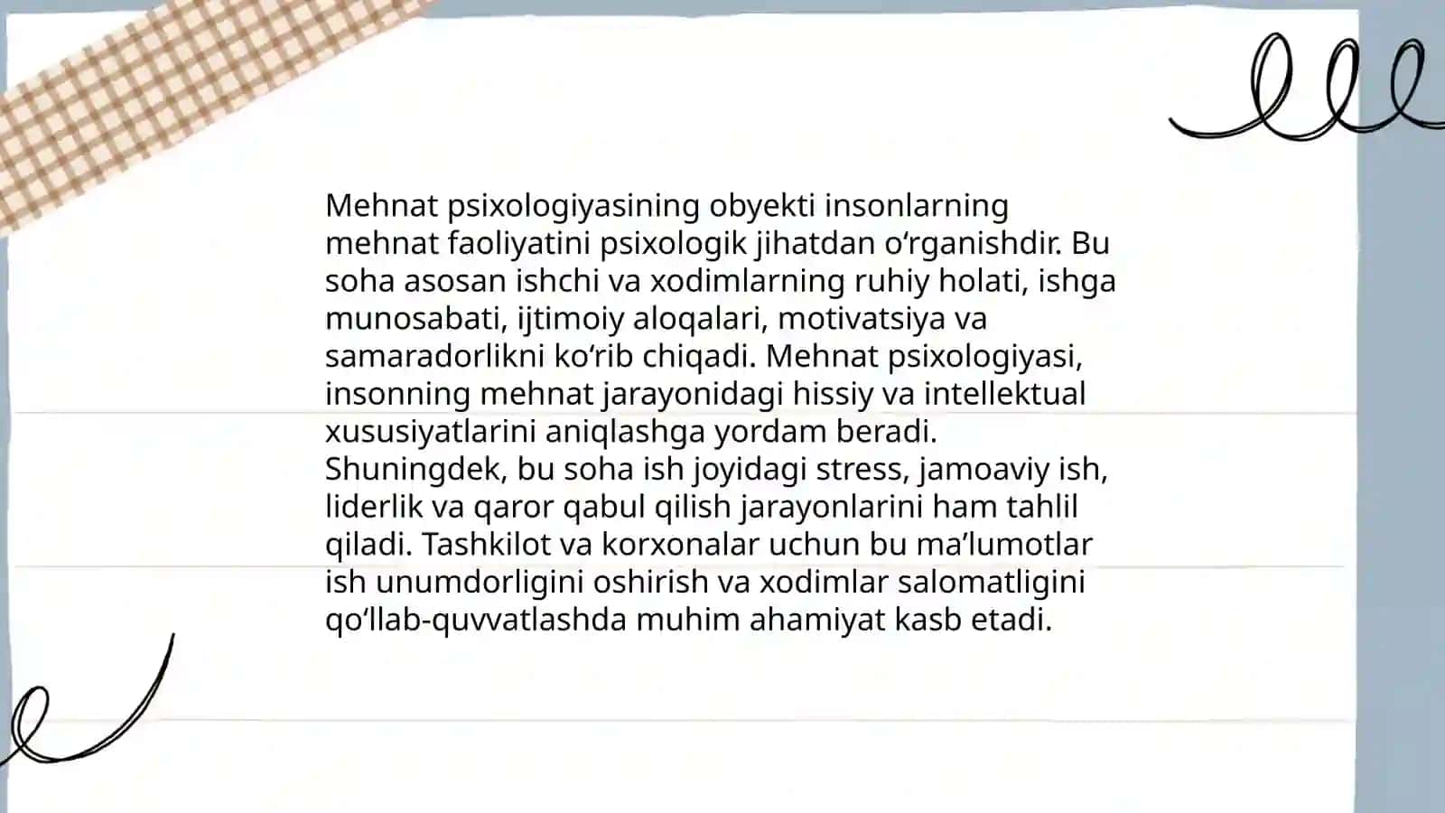 Mehnat psixologiyasi 4