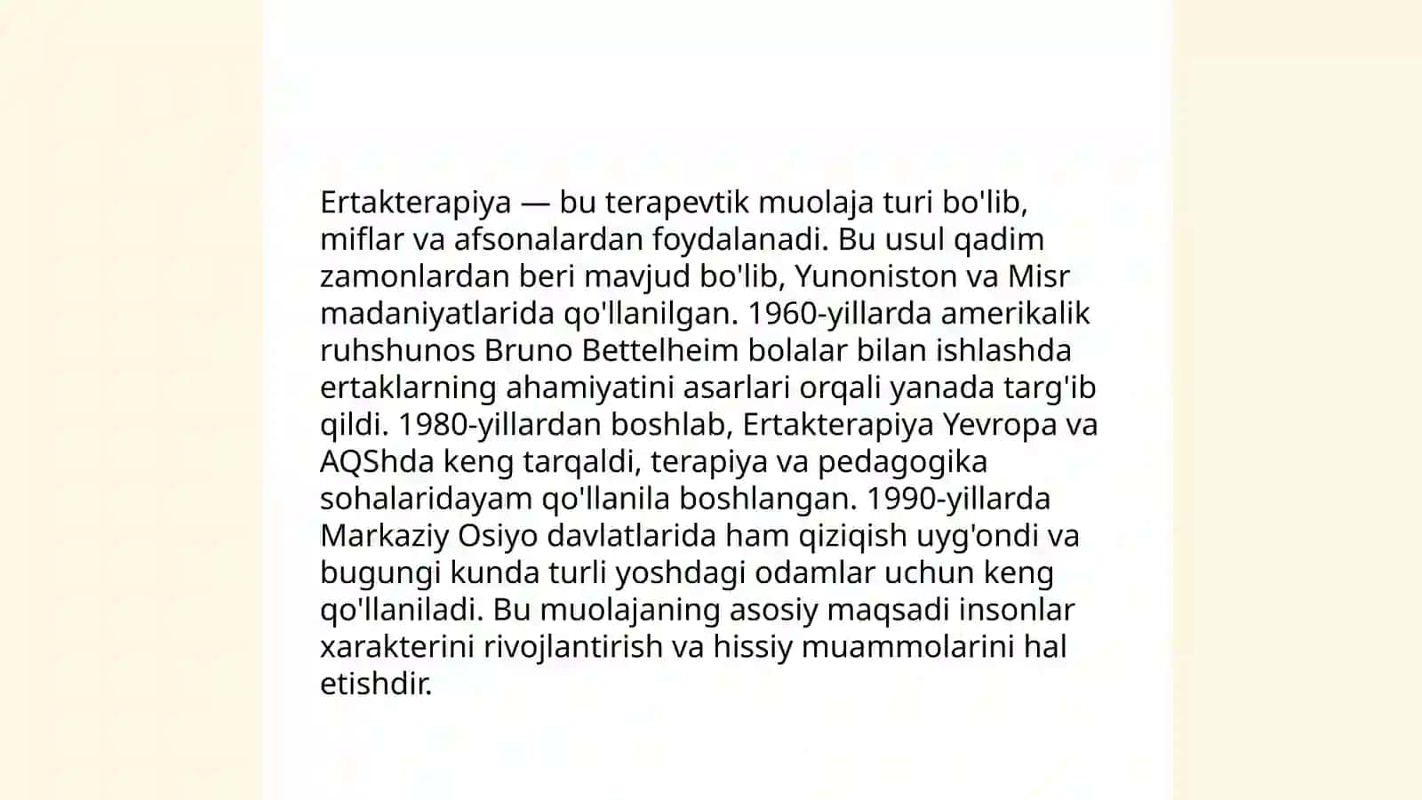 Ertakterapiya 4