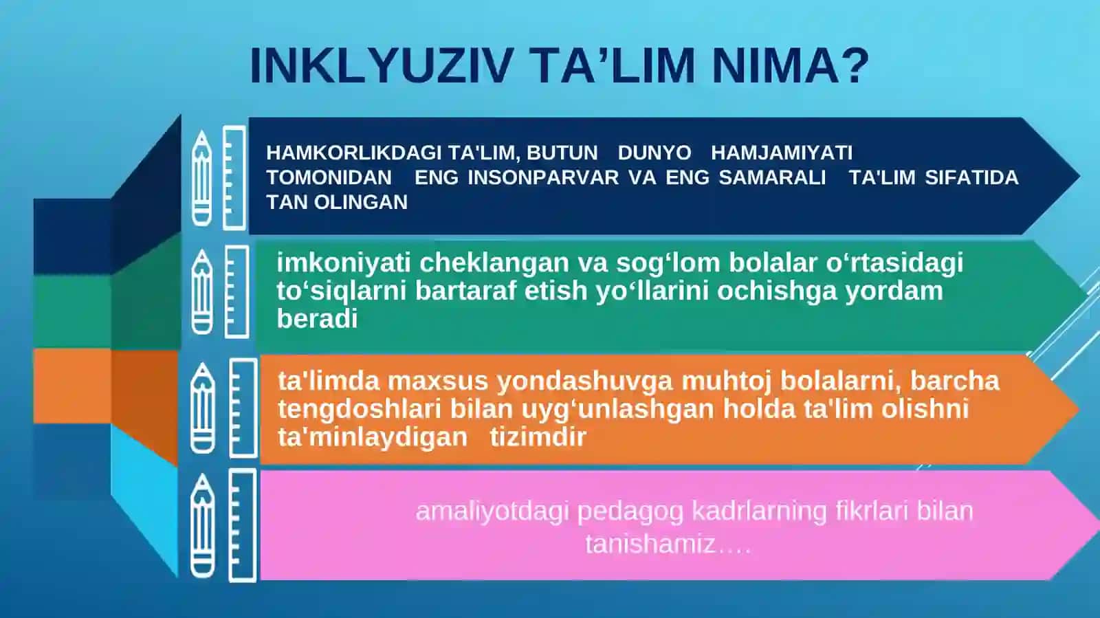 Inklyuziv ta’limni joriy etishdan normativ-huquqiy hujjatlarni yuritilishi 4