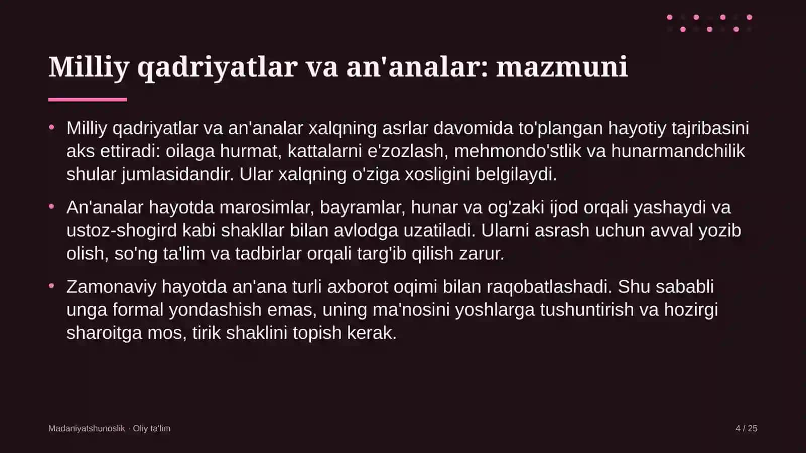 chorvachilik xo'jaliklarida milliy qadriyatlar va an'analar 6768 4