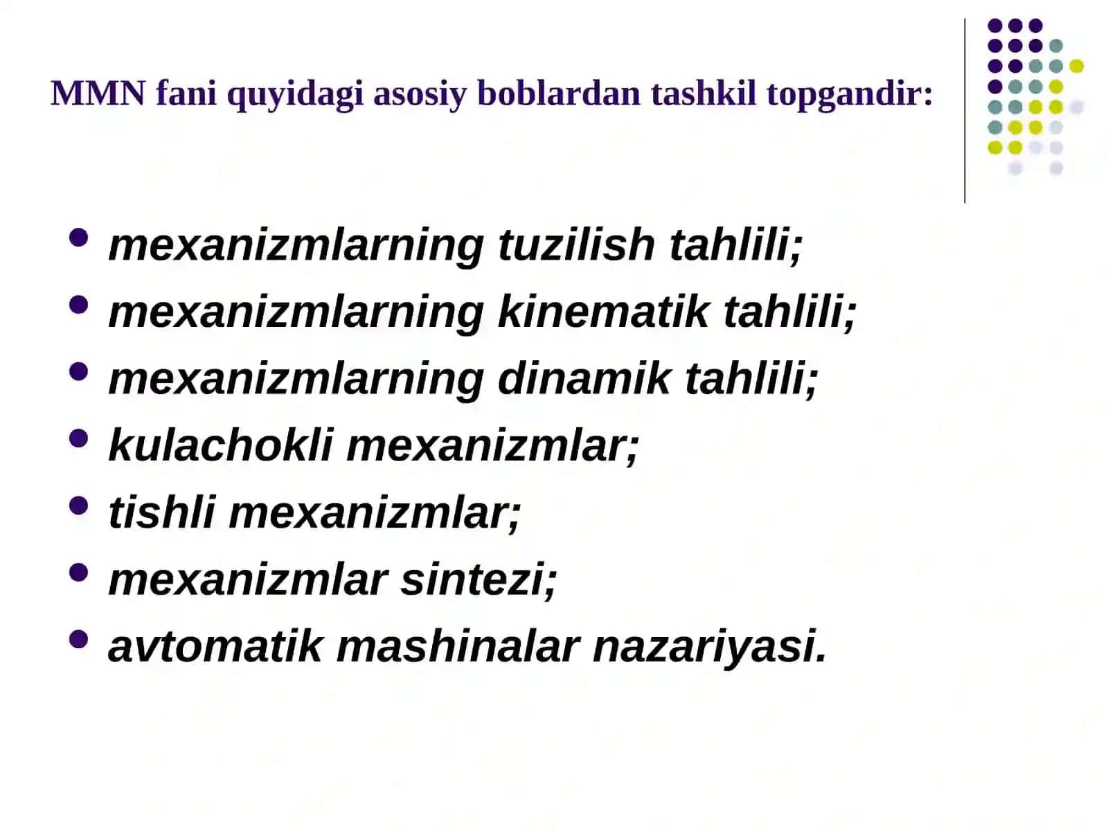 Fanning maqsadi va vazifalari 4