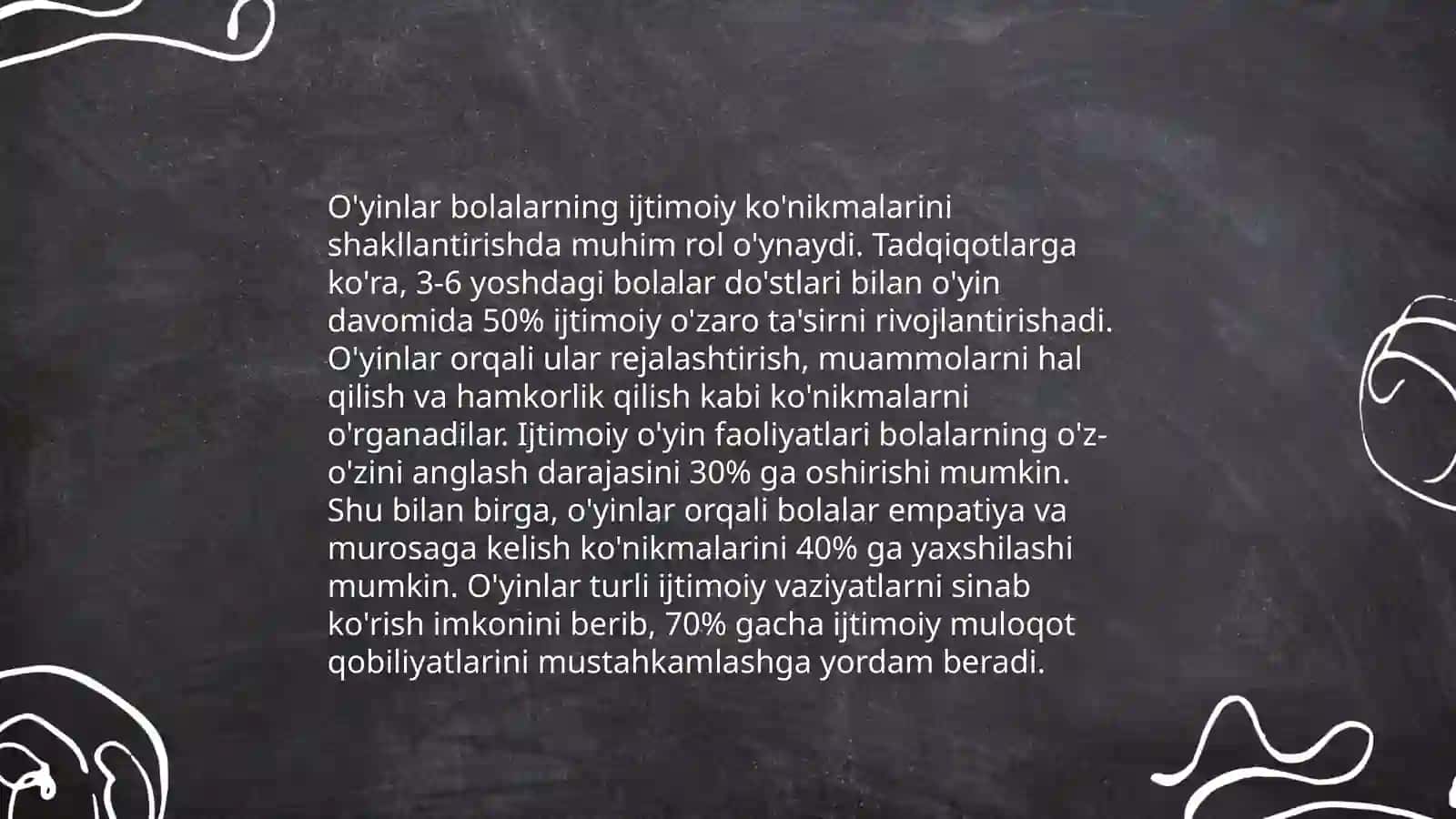 Maktabgacha yoshdagi bolaning rivojlanishida o'yining ro'li 4