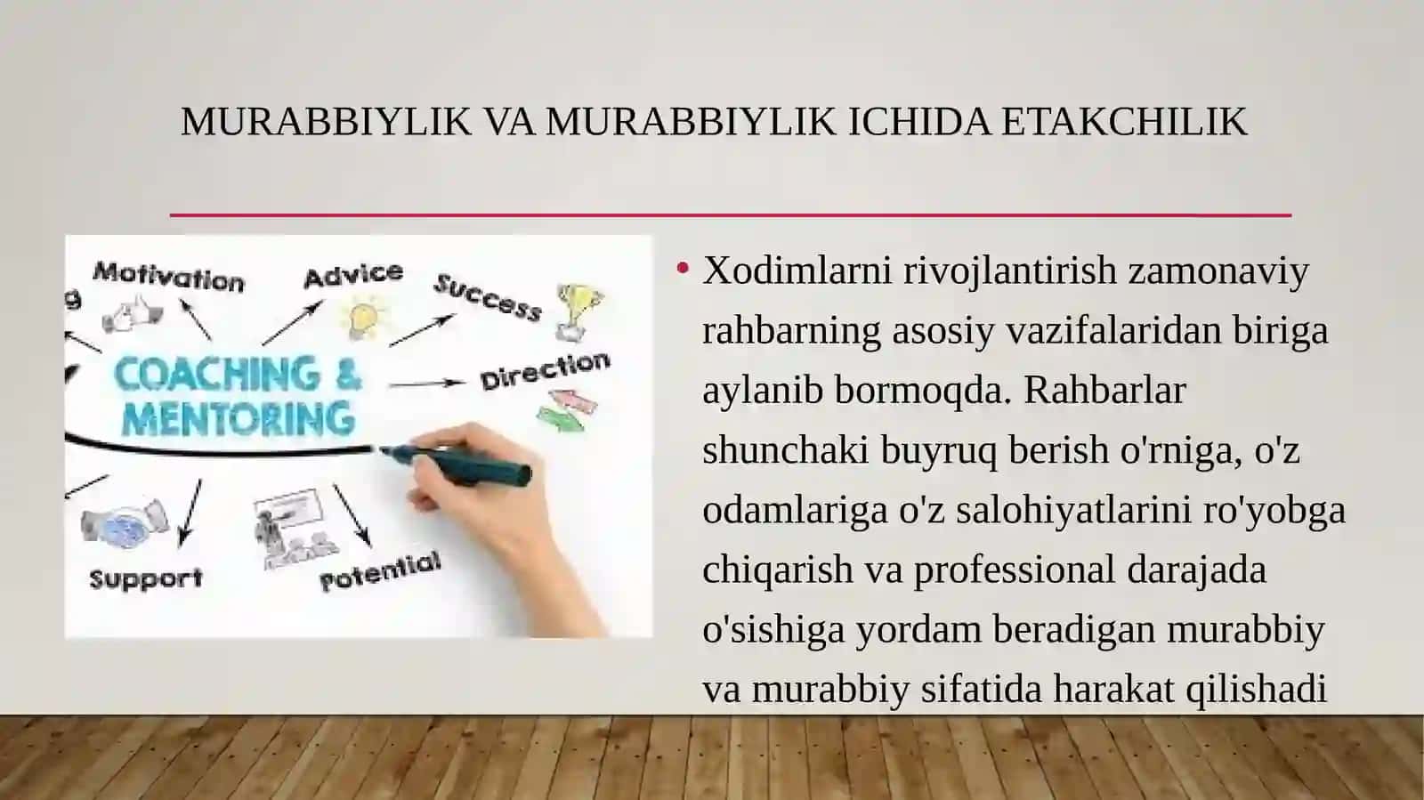 Rahbarlikka zamonaviy yondashuvlar 4