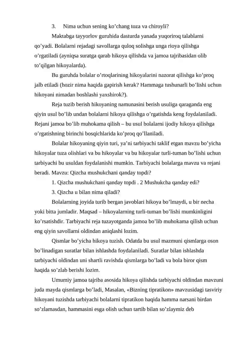 ADABIY ASARLARNI QAYTA HIKOYA QILISHGA ORGATISH 4