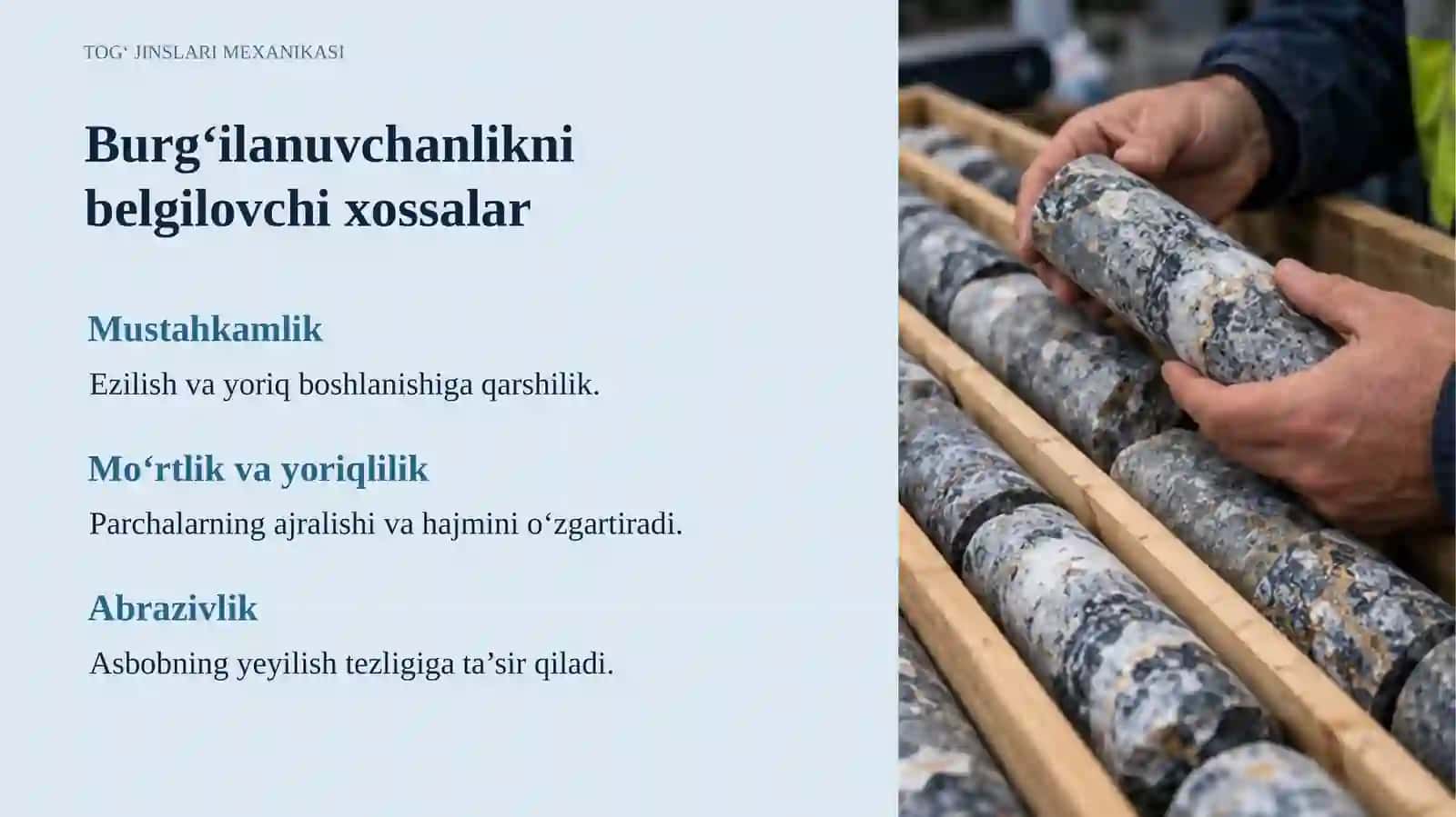 TOG‘ JINSLARI MEXANIKASI 4