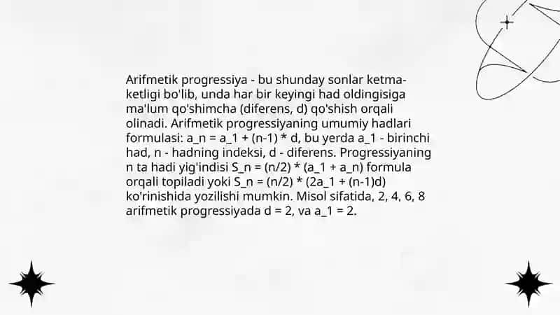 Matematik kecha ssenariylar tuzish 4