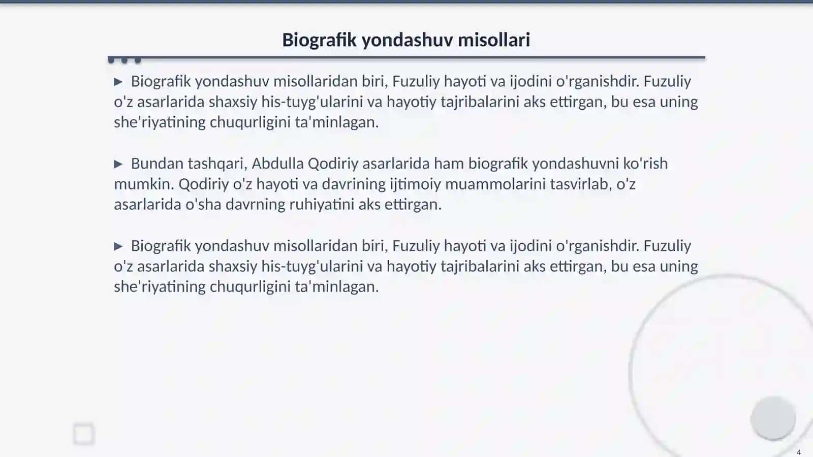 Adabiy tanqid asoslari 4