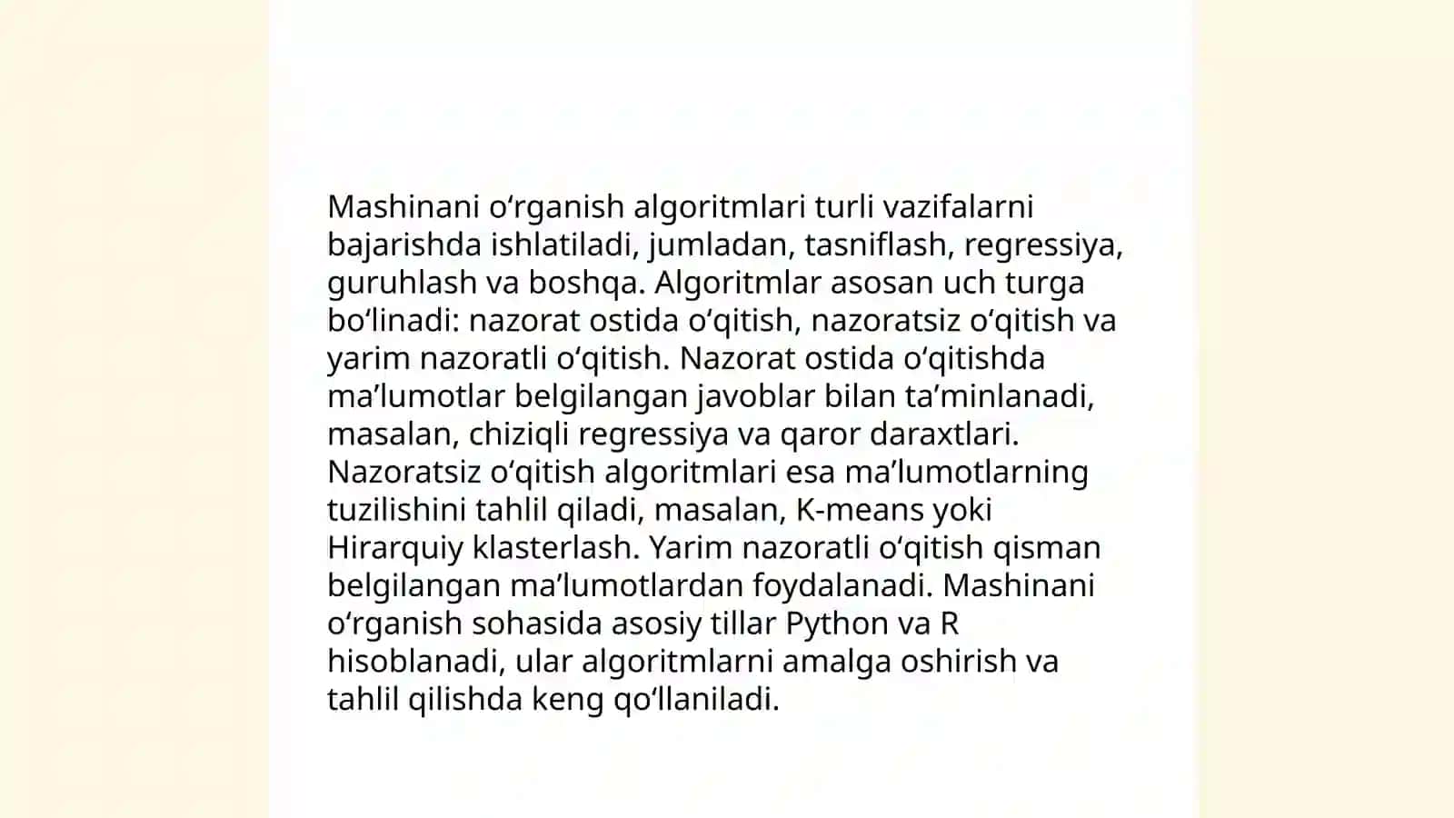 Diologning kompyuterga oid modellari 4
