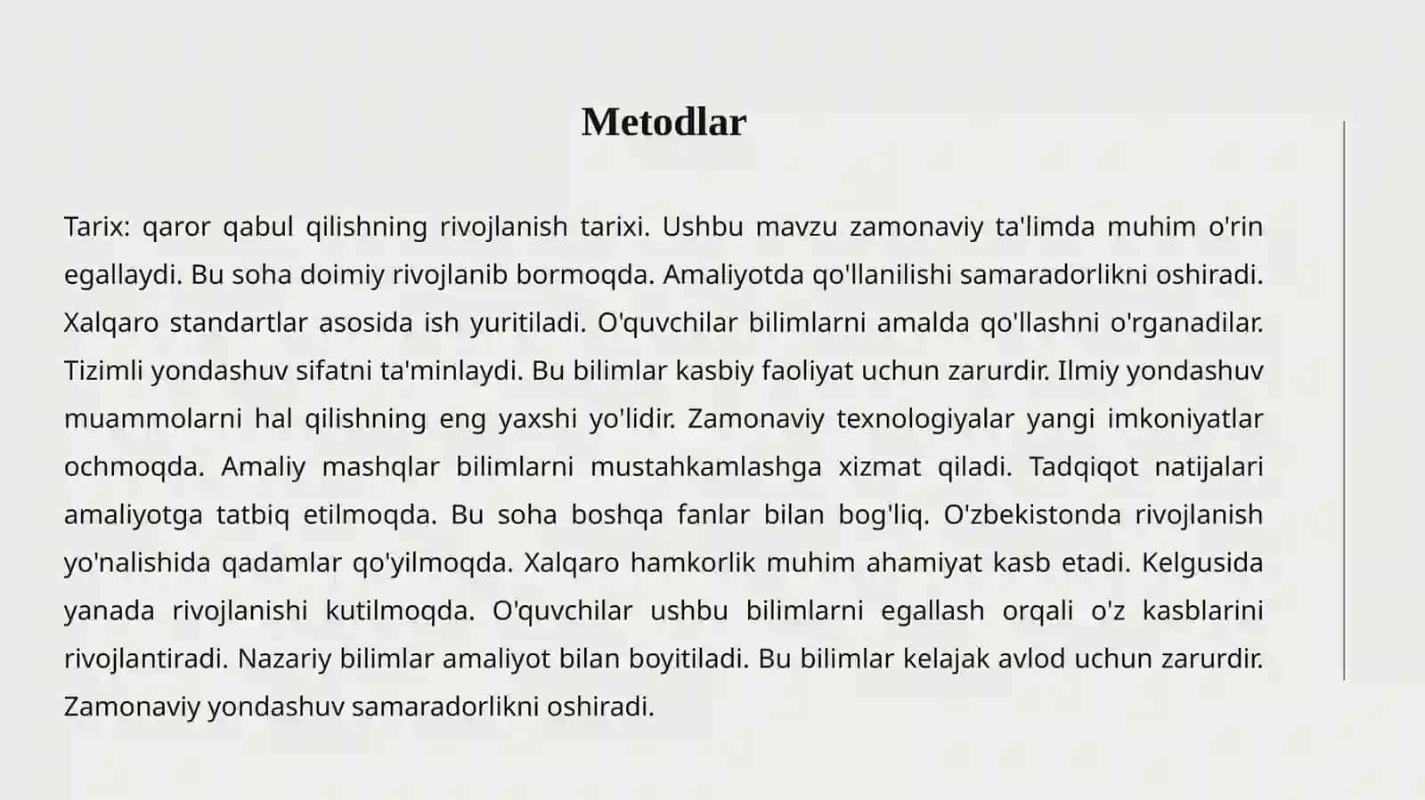 QAROR QABUL QILISH 4