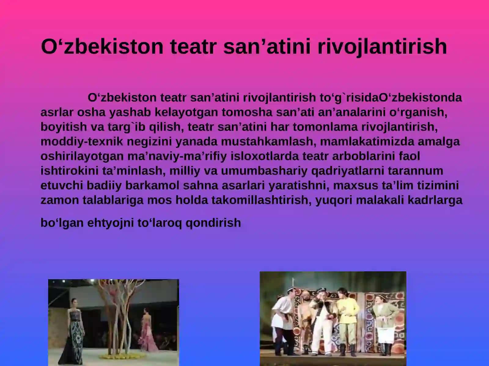XX asr madaniyati adabiyot, kino tasviriy san`at va me`morchilik 4