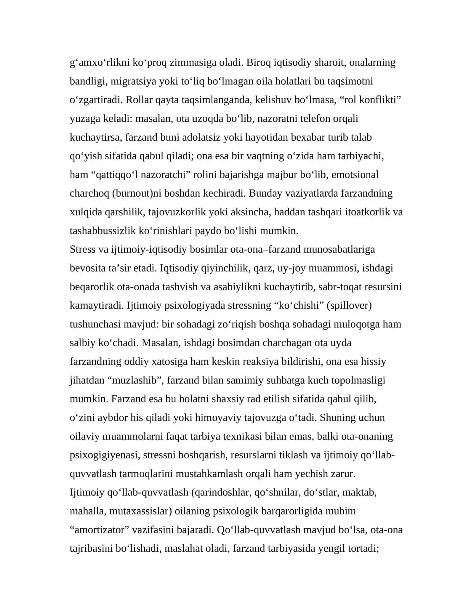 Oilada ota ona farzand munosabatlari muammolaring ijtimoiy psixologik omillari 4