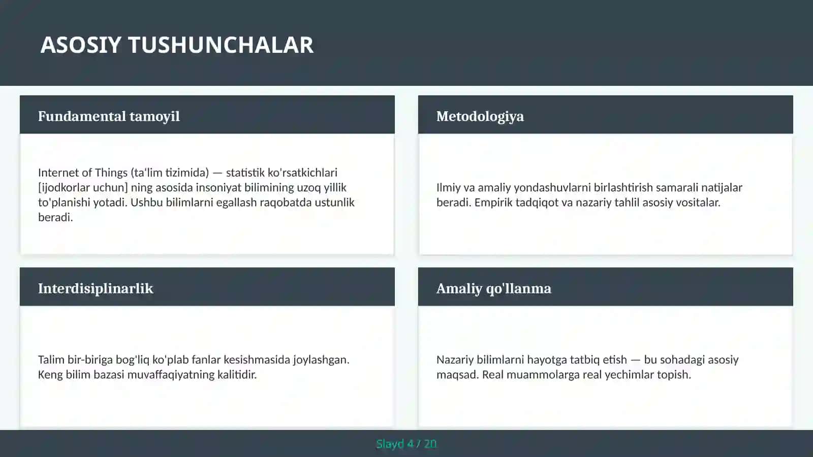 Internet of Things (Ta'lim Tizimida) - Statistik Ko'rsatkichlari [Ijodkorlar Uchun] 4
