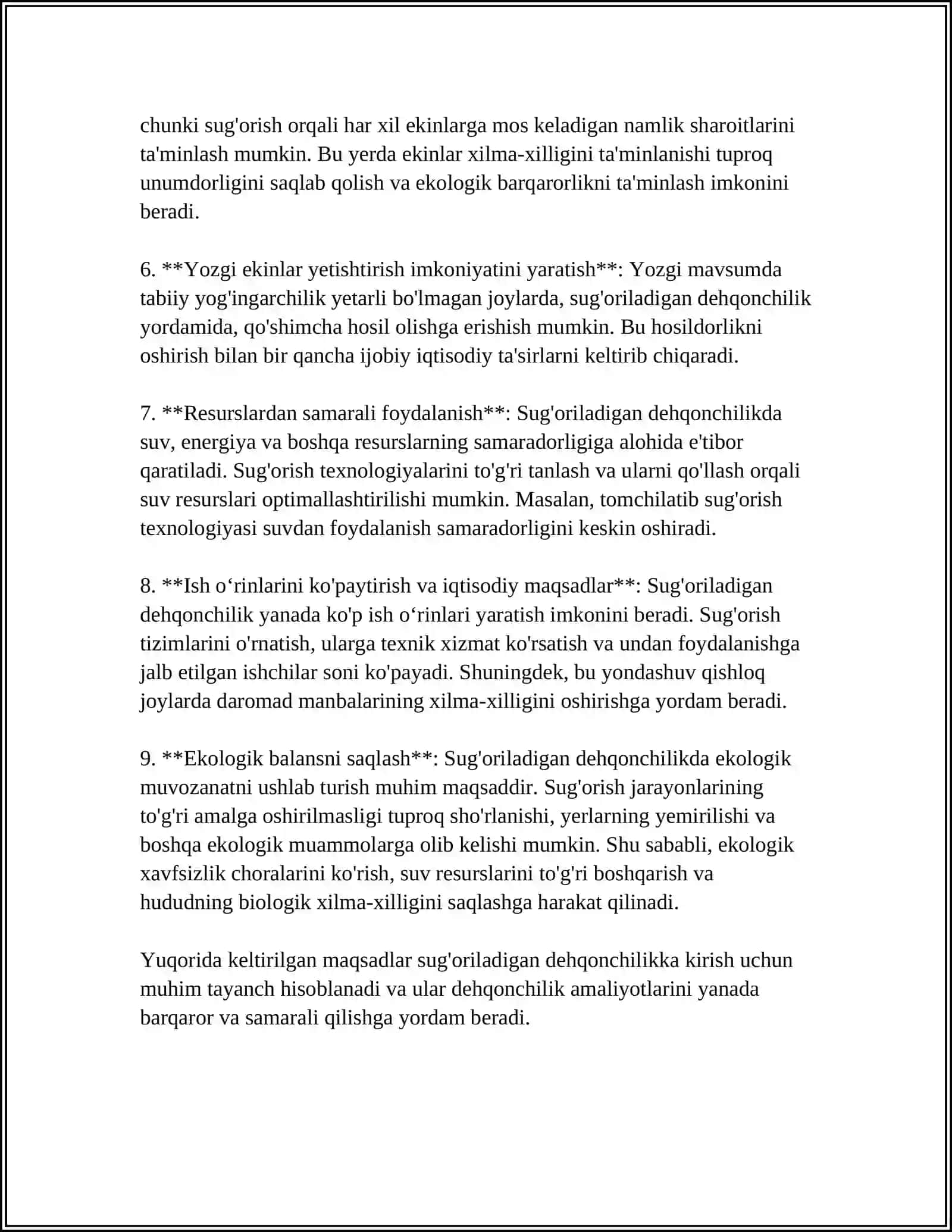 Sug'oriladigan Dehqonchilikning Fizioilogik Asoslari 4