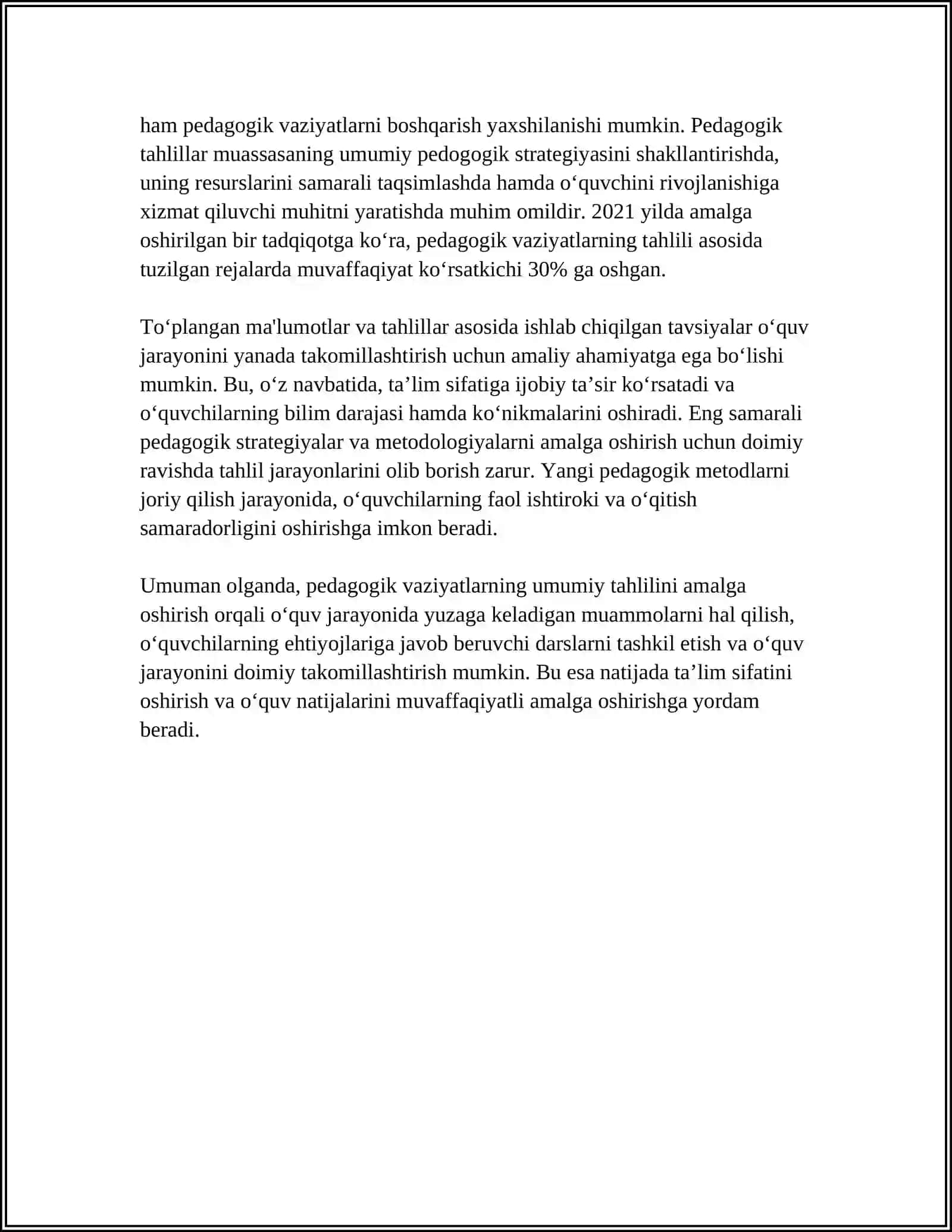 PEDAGOGIK VAZIYATLARNI TAHLIL QILISH 4