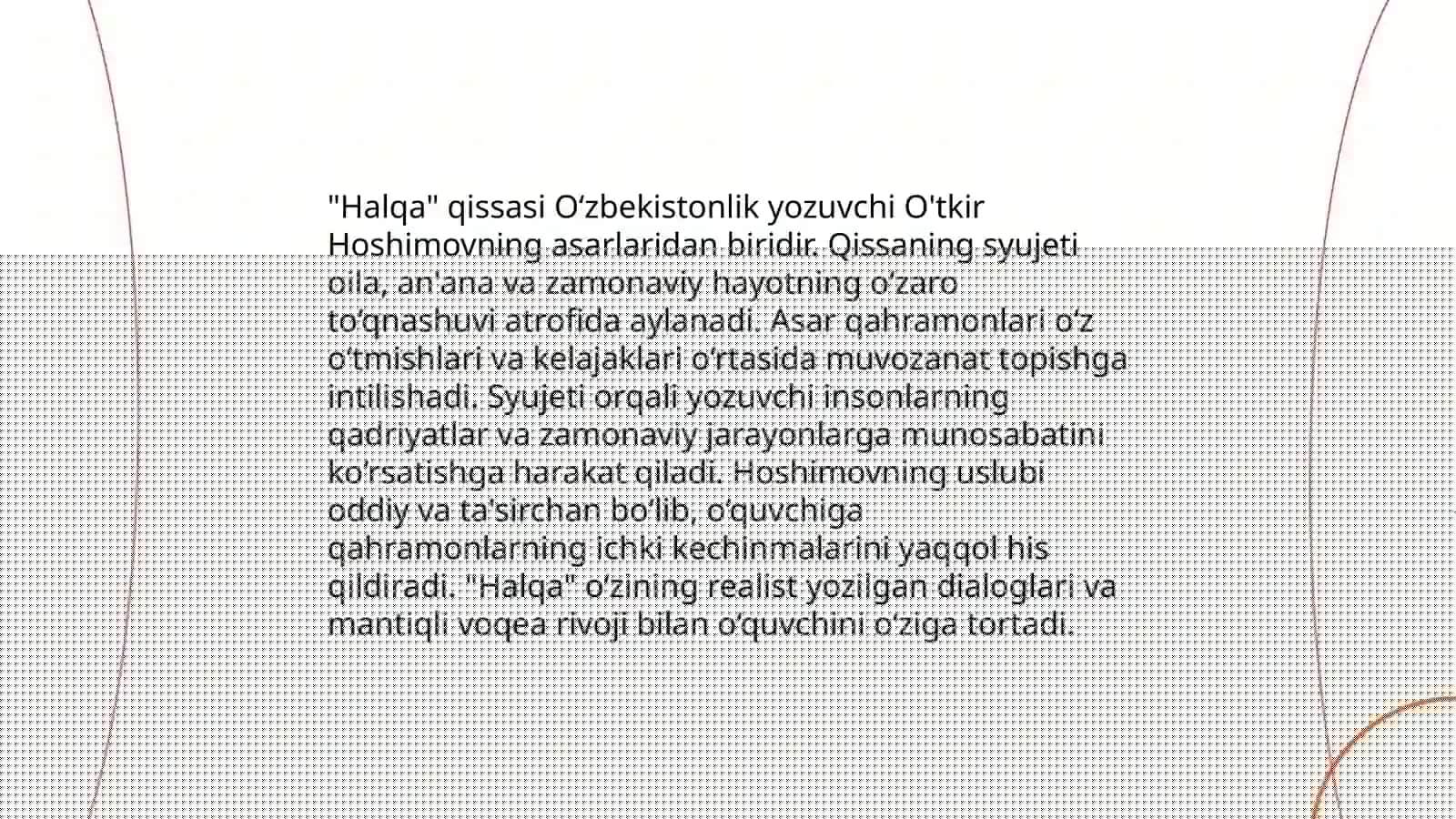 Akrom Malik "Halqa" qissa 4