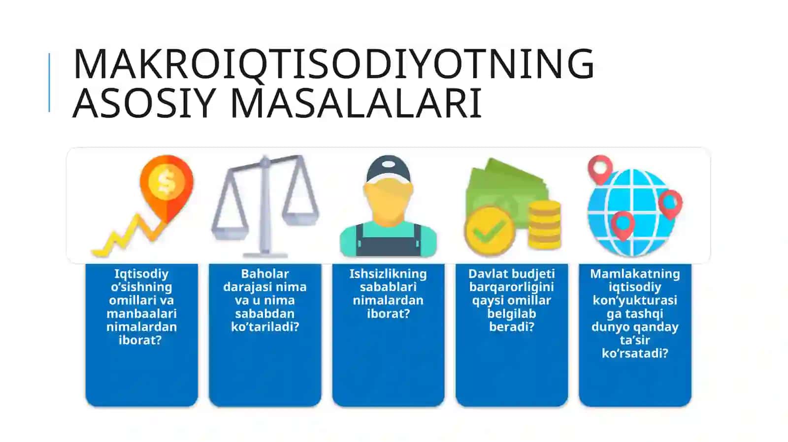 MAKROIQTISODIYOT FANI 4