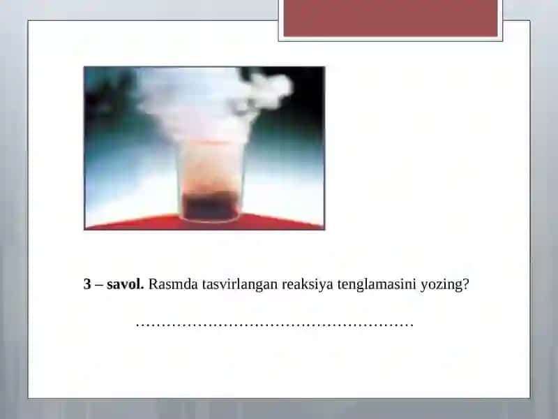 Kislorod mavzusida ochiq dars 4