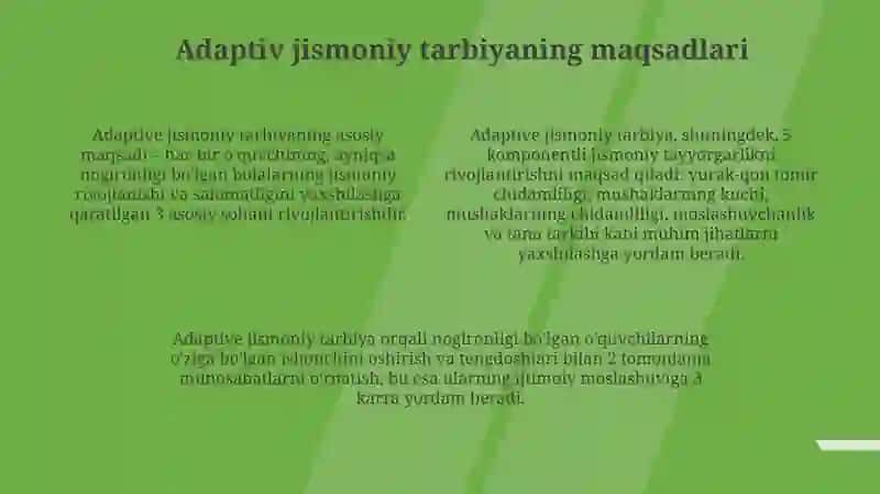 Adaptiv jismoniy tarbiyaningvositalarigatavsif 4
