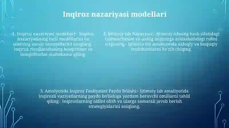 Ijtimoiy Ish Nazaryasi Va Amalyotida Inqiroz Faoliyatini Paydo Bólishi 4