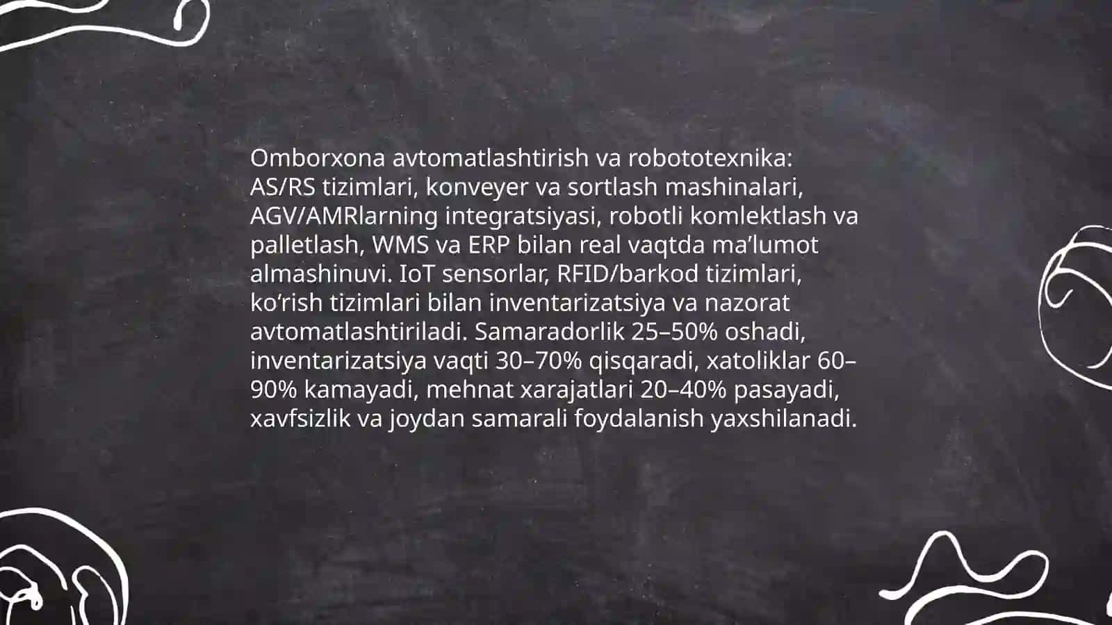 Logistikaning texnika va texnologiya fanlari bilan ozaro aloqadorligi 4