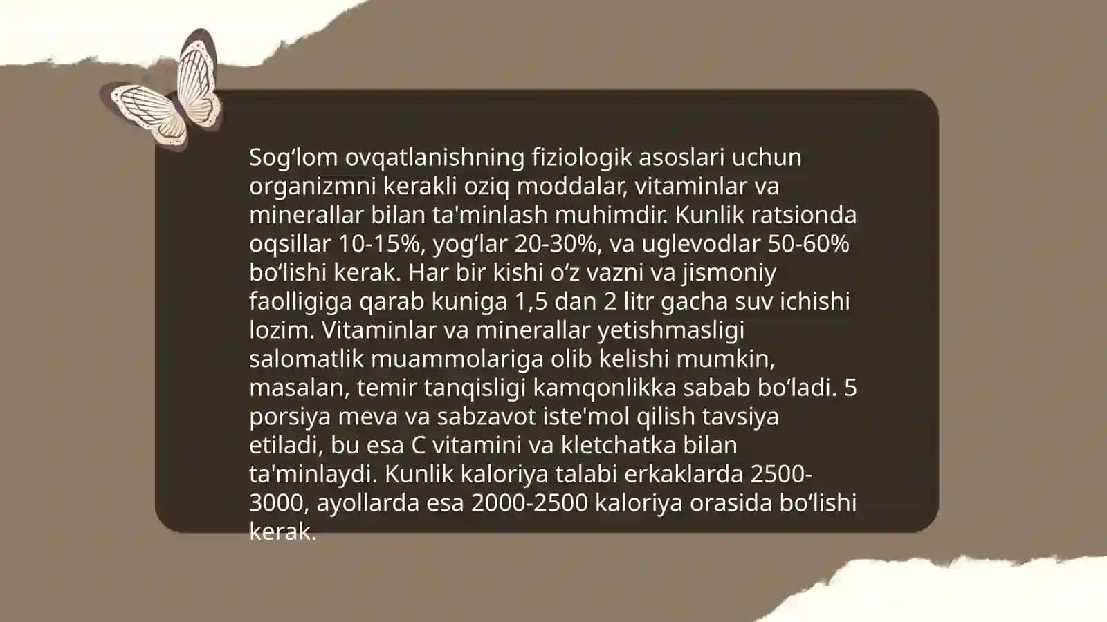 Ratsional ovqatlanishning valeologik tamoyillari 4