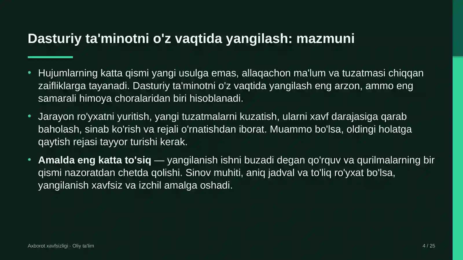 sanoat qurilishida dasturiy ta'minotni o'z vaqtida yangilash 2513 4