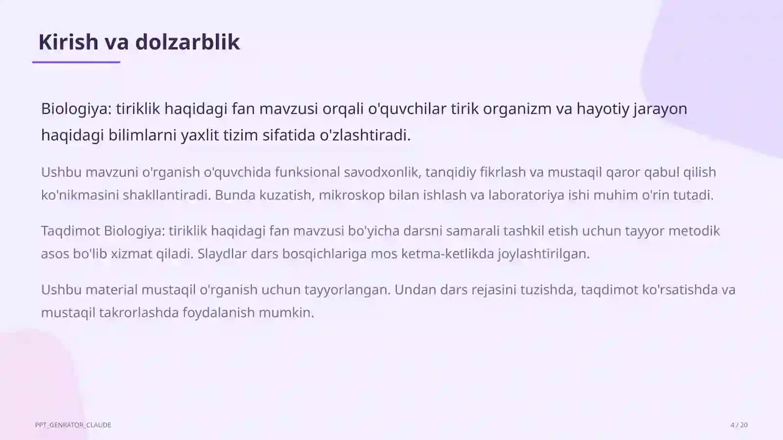 Biologiya: tiriklik haqidagi fan (5-sinf) 4