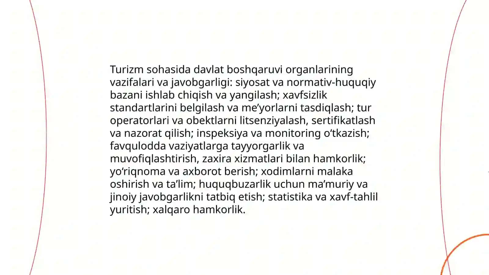 O’zbekistonda turistlarning hayot xavfsizligini taminlashning huquqiy me’yoriy asoslari 4